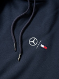 Мужская толстовка Mercedes Sweat Hoody, by Tommy Hilfiger, Men's, Navy, артикул B66958803