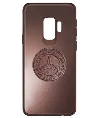 Чехол Mercedes Classic для Samsung Galaxy S9, Brown