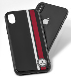 Чехол Mercedes Classic для iPhone® X/XS, Black/Red/White, артикул B66042016