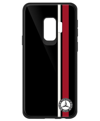 Чехол Mercedes Classic для Samsung Galaxy S9 , Black/Red/White
