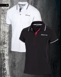 Мужская рубашка-поло Mercedes AMG Men's Polo Shirt, White / Grey, артикул B66956772