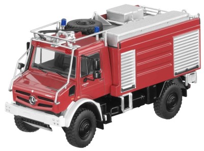Модель автомобиля Mercedes Unimog, U5023, fire services, Scale 1:50