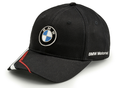 Бейсболка BMW Motorrad Motorsport Baseball Cap, Black/White/Red