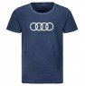 Мужская футболка Audi T-Shirt Ringe, Mens, Blue