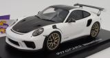 Модель автомобиля Porsche 911 GT3 RS (991 II) Weissach Package, Scale 1:18, White/Black, артикул WAP0211690K