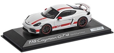 Модель автомобиля Porsche 718 Cayman GT4 Sports Cup Edition, Limited Edition, 1:43