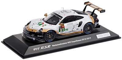 Модель автомобиля Porsche 911 RSR Markenweltmeister WEC 2018/2019 (991.2), Limited Edition, 1:43