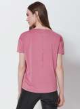 Женская футболка Porsche Taycan Collection Women’s T-shirt, Pink, артикул WAP6020XS0LTYC