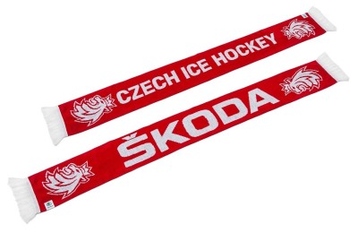 Хоккейный шарф Skoda Knit Scarf Hockey, Red
