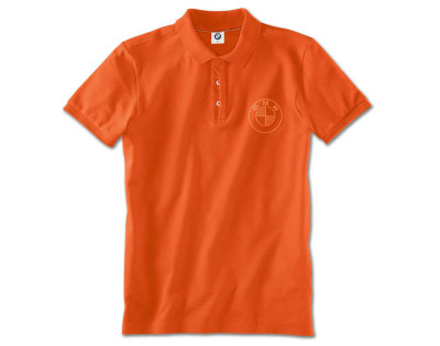 Мужская рубашка-поло BMW Logo Polo Shirt, Men's, Orange