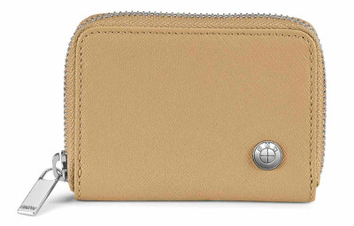Кожаный кошелек BMW Leather Wallet, Small, Sand/Orange