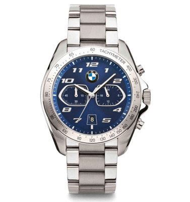 Мужской хронограф BMW Sport Chrono Watch, Men, Silver/Blue