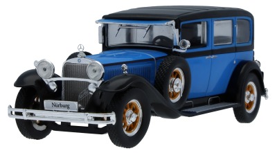 Масштабная модель Mercedes-Benz Nürburg 460 W 08 (1928-1934), Blue, Scale 1:43