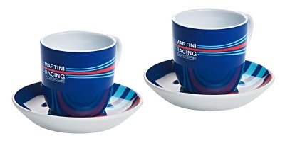Набор из двух чашек для эспрессо Porsche Collector’s Espresso Duo Edition No. 2, Limited Edition, Martini Racing