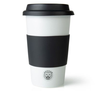 Керамическая термокружка Jaguar Travel Mug Ceramic, White/Grey