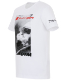 Мужская футболка Audi Sport Shirt DTM, Mens, white, артикул 3132002302