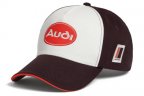 Бейсболка Audi heritage Cap, brown/white