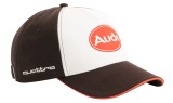 Бейсболка Audi heritage Cap, brown/white, артикул 3132000600