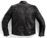 Мужская кожаная мотокуртка BMW Motorrad Leather Jacket, TwinStripes, Men, Slim fit, Black, артикул 76121541031