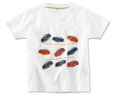 Детская футболка BMW Tic Tac Toe T-Shirt, Kids, White