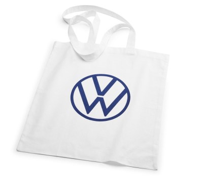 Хлопковая сумка с ручками Volkswagen Logo Cotton Bag, White