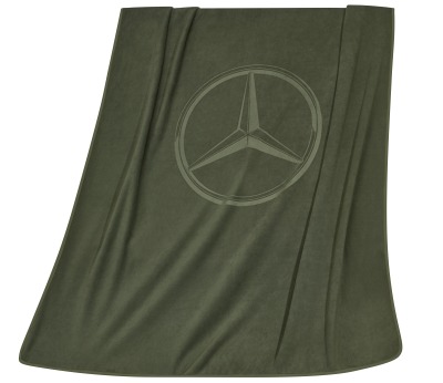 Двусторонний плед Mercedes Reversible Fleece Blanket, Khaki / Sand beige