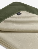 Двусторонний плед Mercedes Reversible Fleece Blanket, Khaki / Sand beige, артикул B66958972