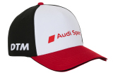 Бейсболка Audi Sport DTM RS5 Cap NM, Black/White/Red, артикул 3132002400
