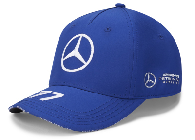 Бейсболка Mercedes F1 Cap Valtteri Bottas, Edition 2020, Blue
