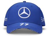 Бейсболка Mercedes F1 Cap Valtteri Bottas, Edition 2020, Blue, артикул B67996348