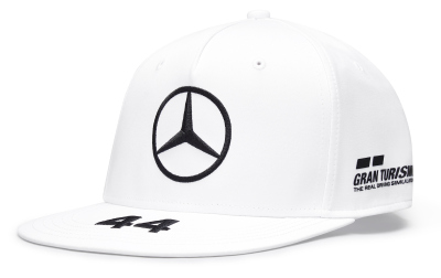 Бейсболка Mercedes F1 Flat Brim Cap Lewis Hamilton, Edition 2020, White