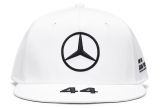 Бейсболка Mercedes F1 Flat Brim Cap Lewis Hamilton, Edition 2020, White, артикул B67996331
