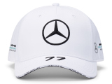 Бейсболка Mercedes F1 Cap Valtteri Bottas, Edition 2020, White, артикул B67996381