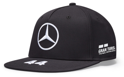 Бейсболка Mercedes F1 Flat Brim Cap Lewis Hamilton, Edition 2020, Black