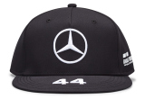 Бейсболка Mercedes F1 Flat Brim Cap Lewis Hamilton, Edition 2020, Black, артикул B67996330