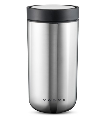 Термокружка Volvo To Go Click, by Stelton, Silver, 200 ml