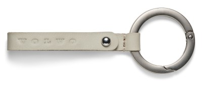 Кожаный брелок Volvo Reimagined Key Ring, White