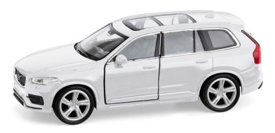 Автомобиль игрушка с откатным приводом Volvo Toy Car XC90, White, Scale 1:38