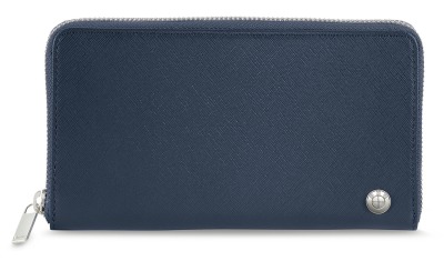 Женское кожаное портмоне BMW Wallet, Horizontal, Ladies, Fashion, Blue