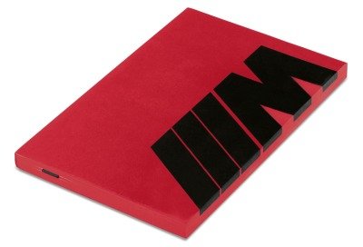 Блокнот BMW M Notebook, Red / Black