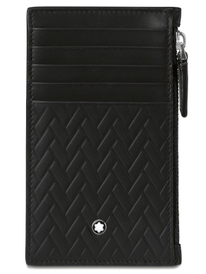 Кожаный кошелек BMW Zip Case, by Montblanc, Black