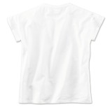 Женская футболка BMW T-Shirt Logo, Ladies, White/Gold, артикул 80142466122
