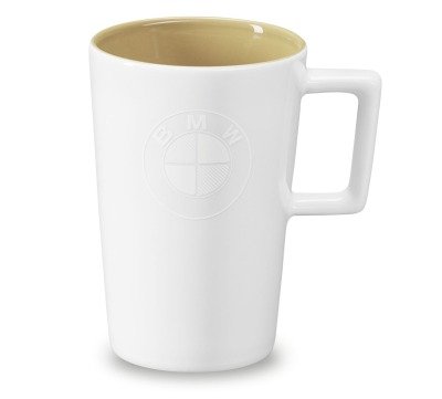 Керамическая кружка BMW Colour Large Logo Mug, White/Sand