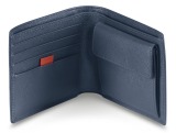 Кожаное портмоне BMW Fashion Wallet with Coin Compartment, Blue, артикул 80212466217