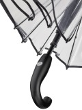 Прозрачный зонт-трость Mercedes-Benz Umbrella, Transparent/Black, артикул B66958959