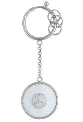 Брелок для ключей Mercedes-Benz Key Ring, Prague, Silver-coloured