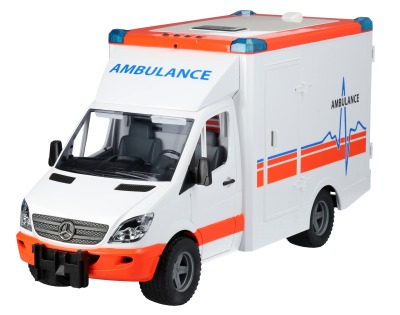 Модель медицинского автомобиля Mercedes Sprinter, Ambulance, Scale 1:16