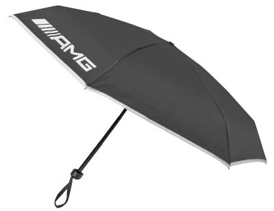 Складной зонт Mercedes-Benz AMG Compact Umbrella, Black/White