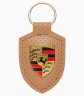 Брелок для ключей с гербом Porsche Crest Keyring, Beige NM