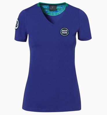 Женская футболка Porsche Women’s T-shirt, Martini Racing, Blue